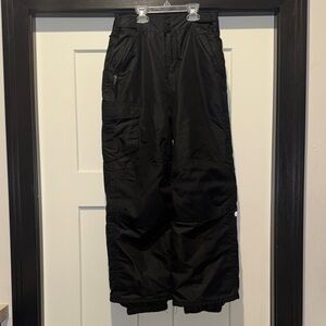 Black snow pants